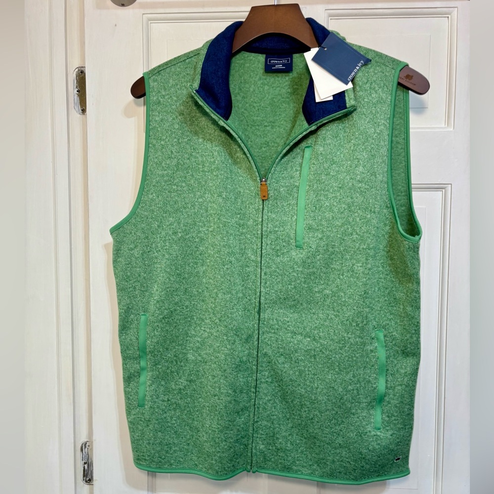 NWT Crown and Ivy sweater vest - full zip M